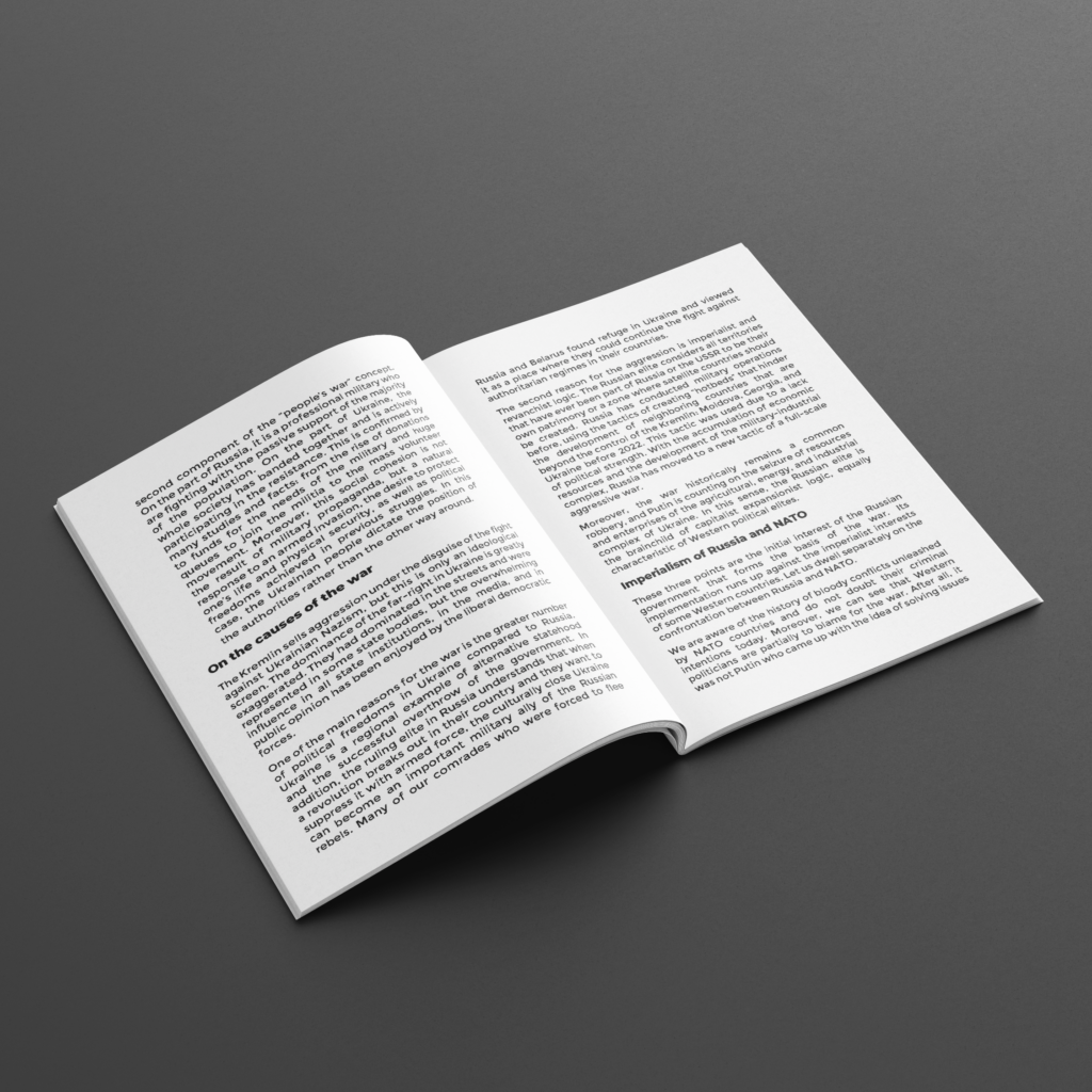 Brochure “Stanowisko grupy BAW* w sprawie wojny w Ukrainie" — изображение 2