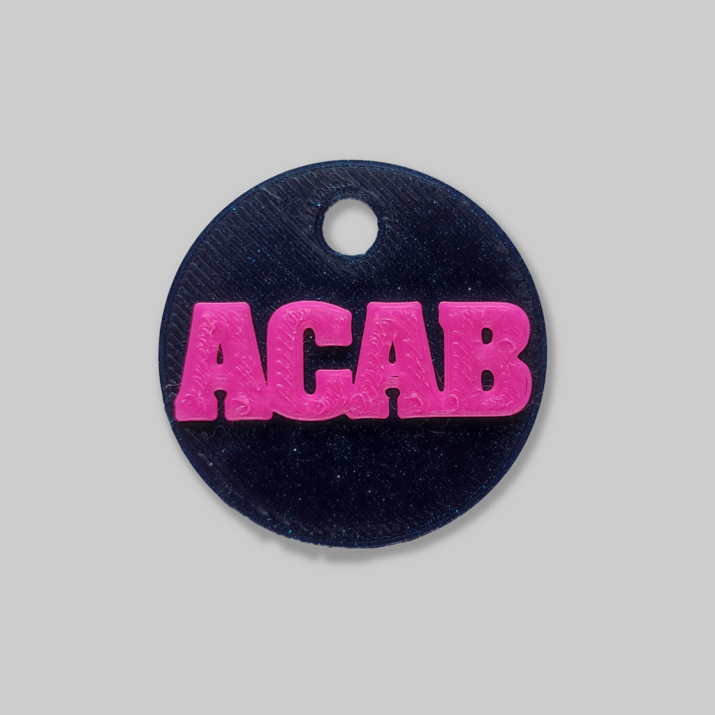 Брелок на ключи "ACAB", разные цвета — изображение 2