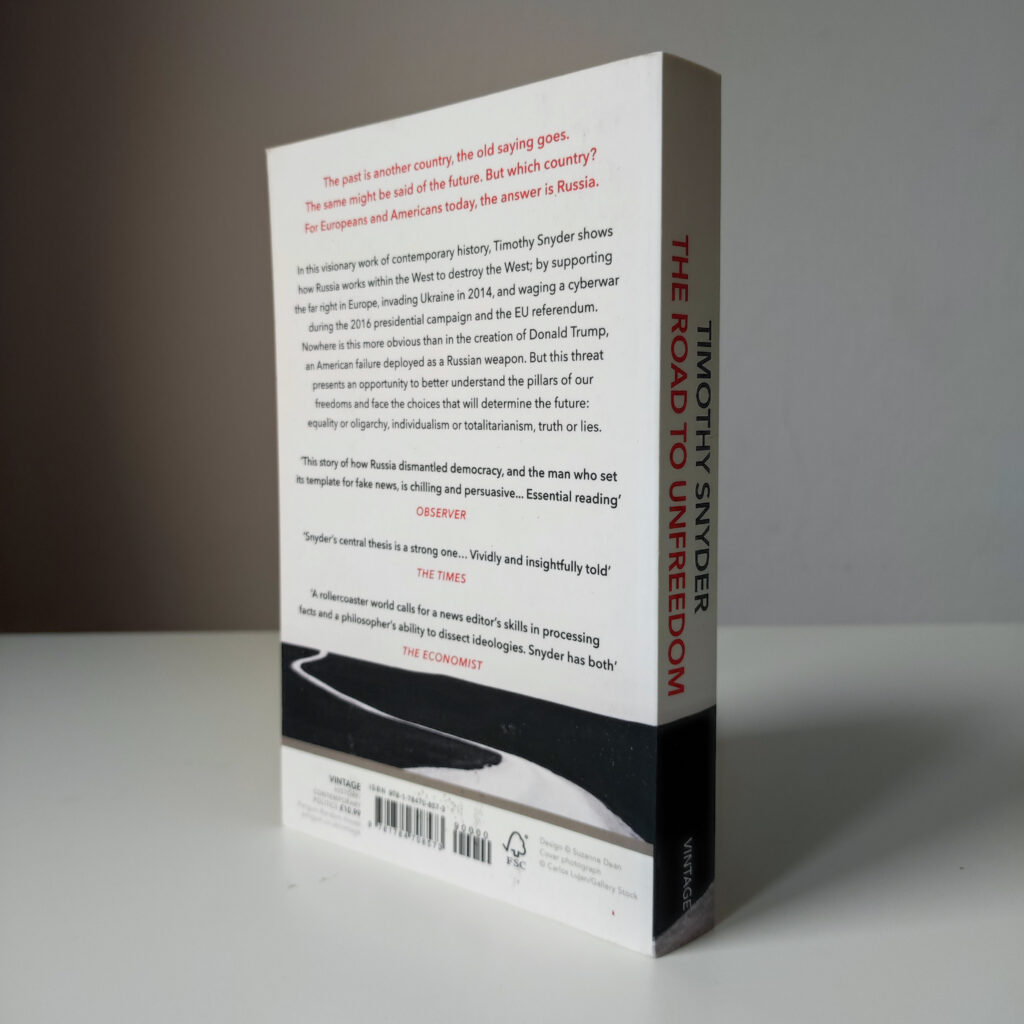 "The Road to Unfreedom" Timothy Snyder — изображение 2