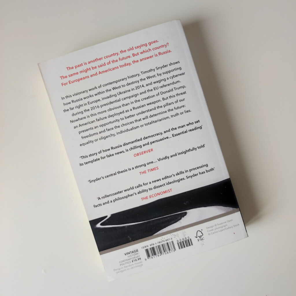 "The Road to Unfreedom" Timothy Snyder — изображение 4
