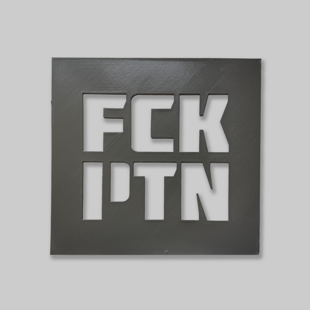Трафарет "FCK PTN" — изображение 2