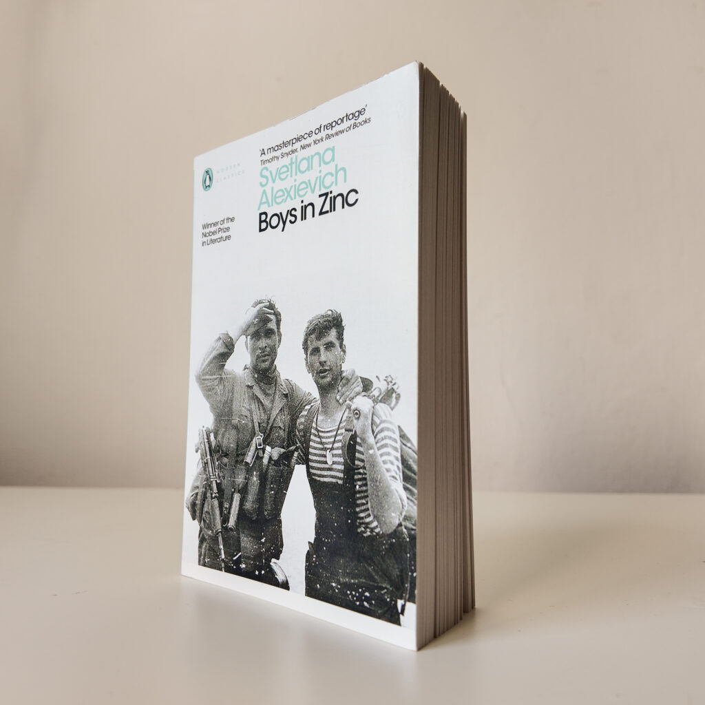 "Boys in Zinc" Svetlana Alexievich