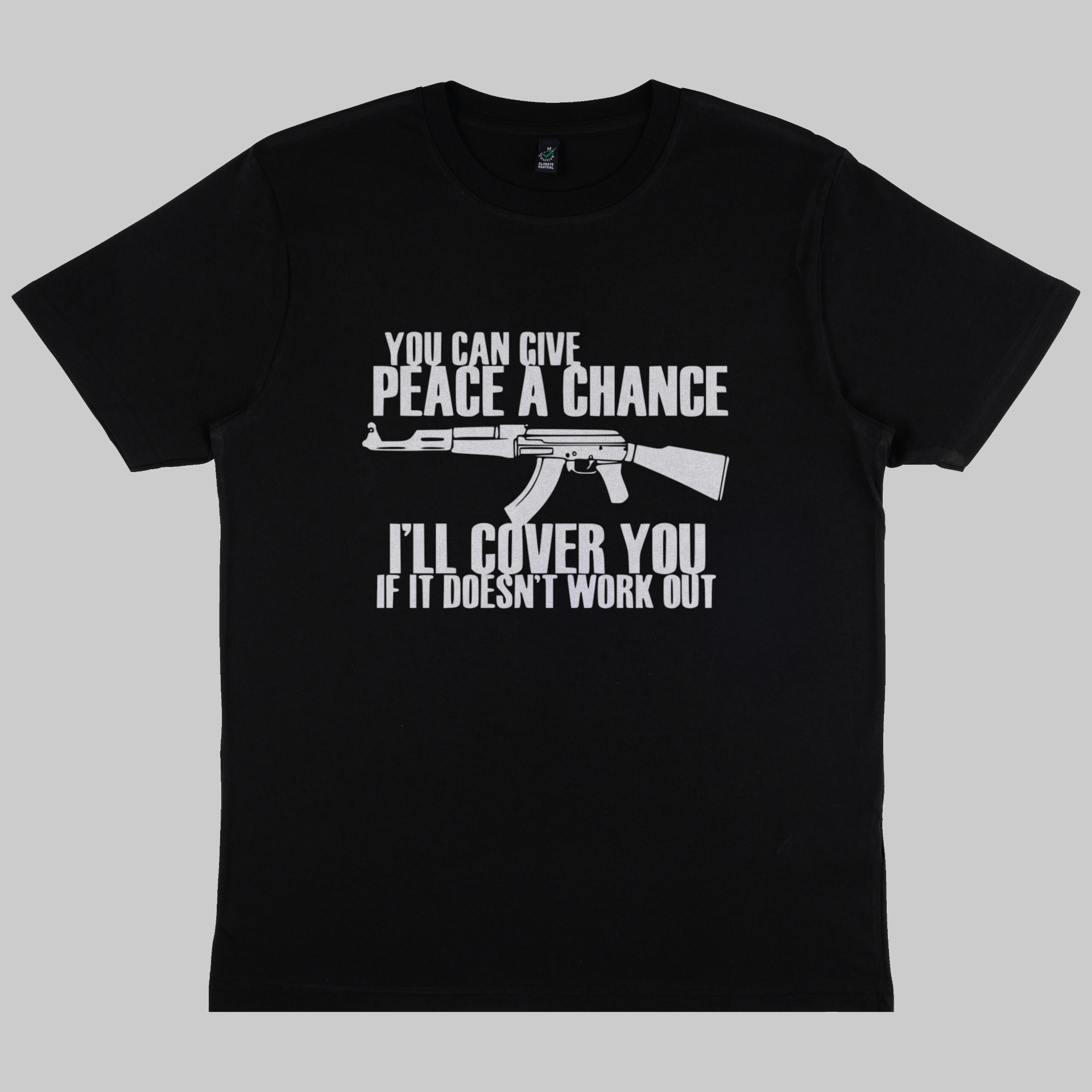 Майка "You can give peace a chance" Прамень