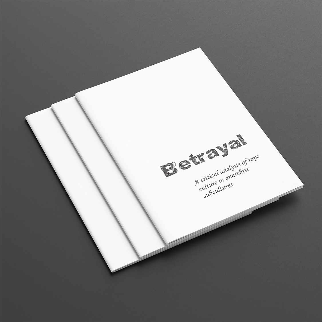 Brochure “Betrayal"