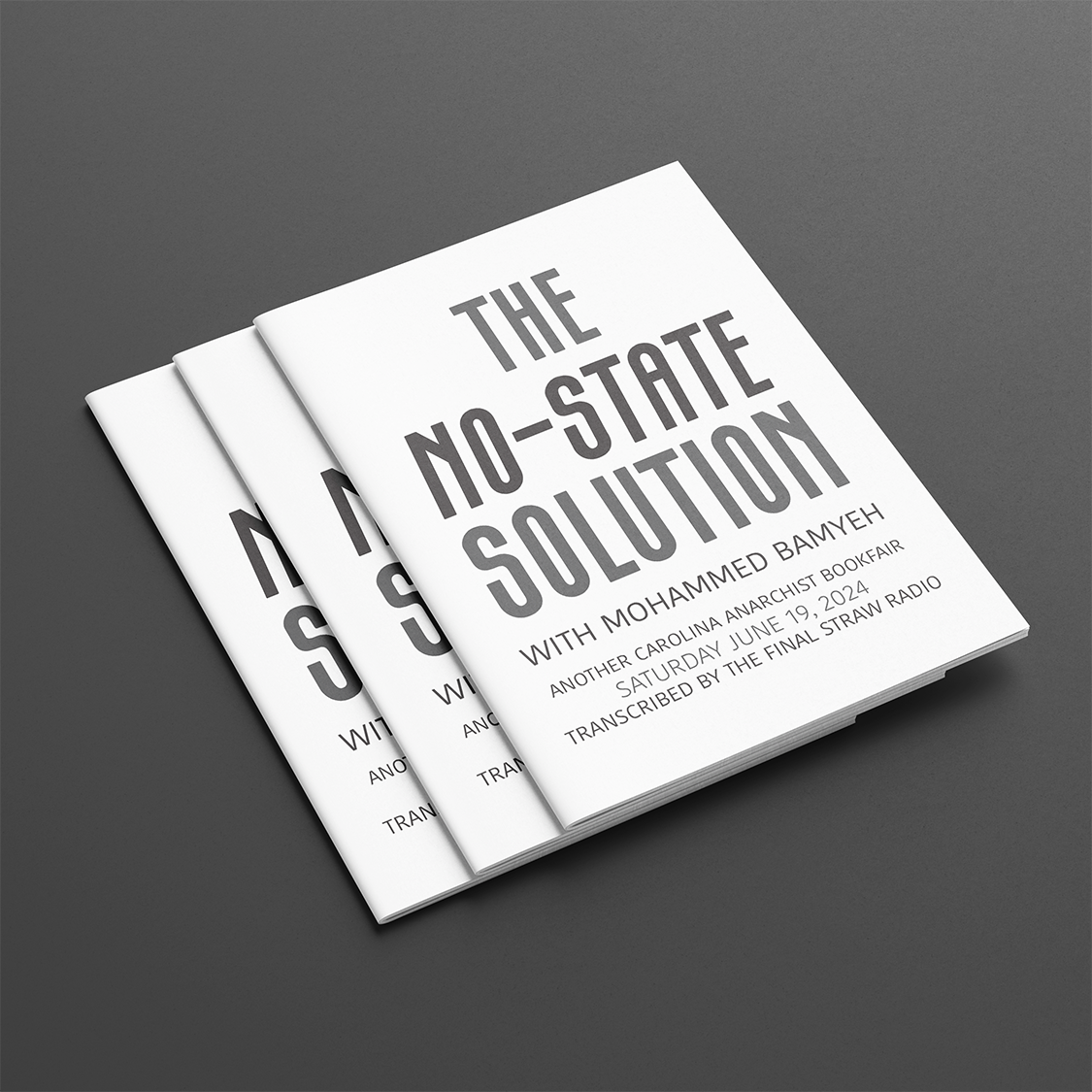 Brochure “The No-State Solution"