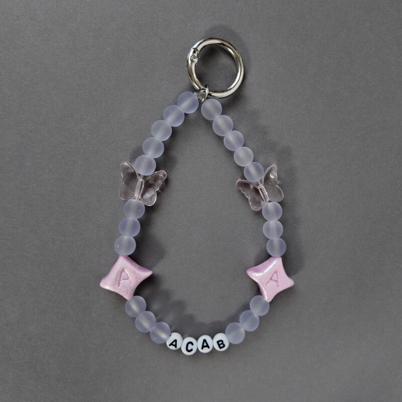 Solidarity keychain "ACAB"